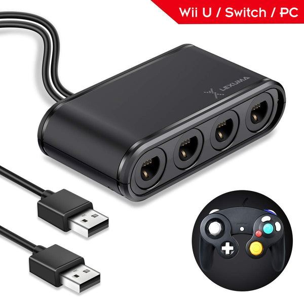 Adaptateur manette Gamecube sur Nintendo Wii U, Switch et PC